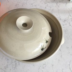 Vintage Ceramic Tureen - dinnerware/ serveware/ stoneware